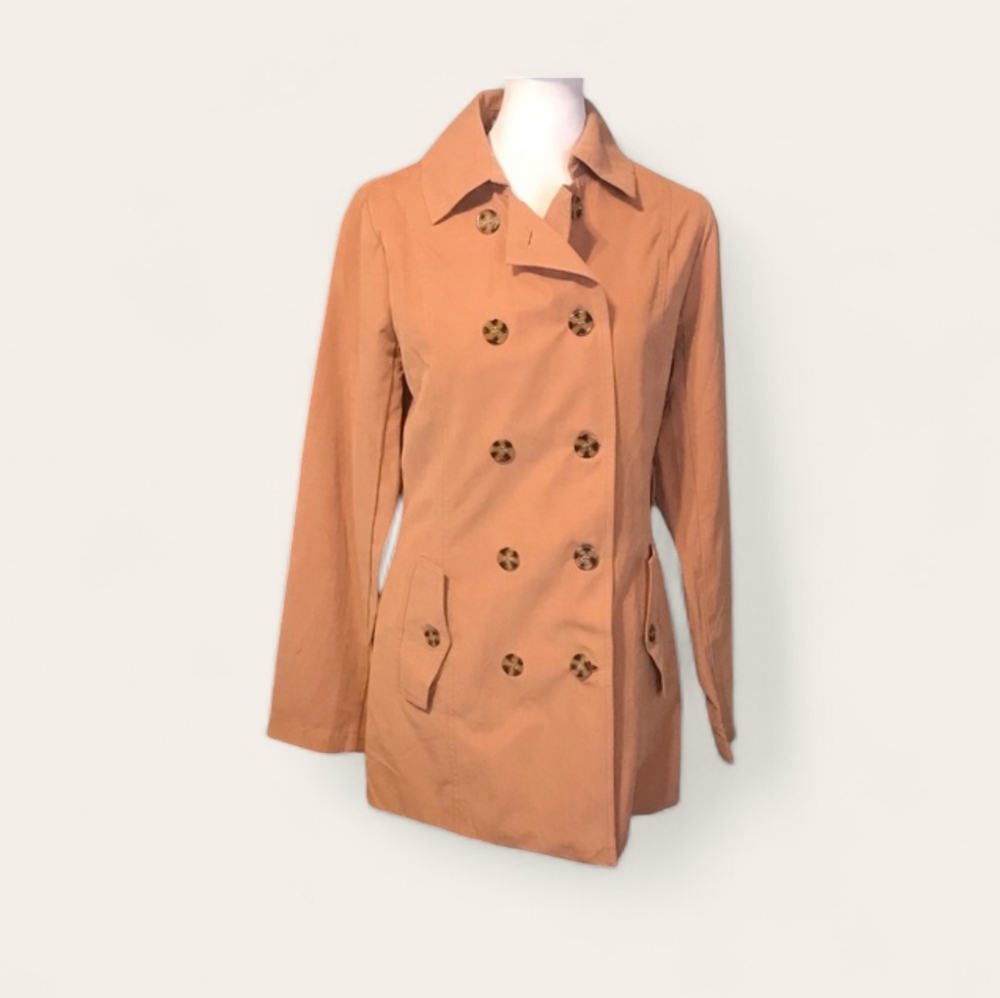HYFVE Double Breasted Jacket in Tan Size Small